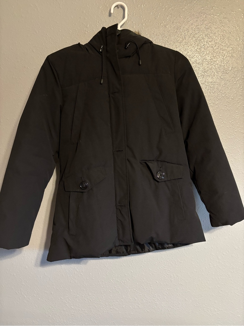 Women’s Gerry Black Hooded Winter Jacket